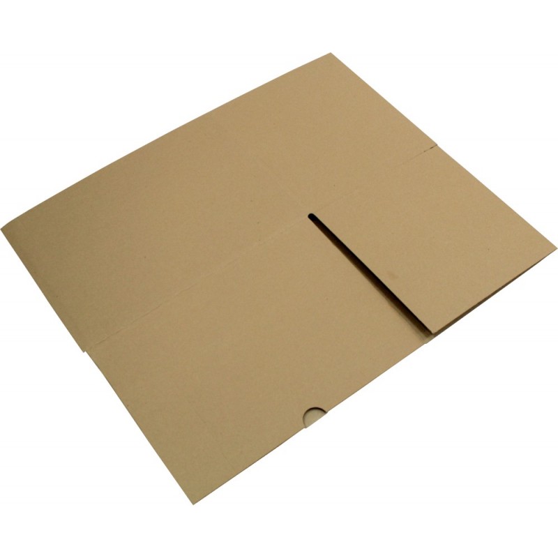Caisse carton à fond inviolable renforcé 600 x 400 x 100mm