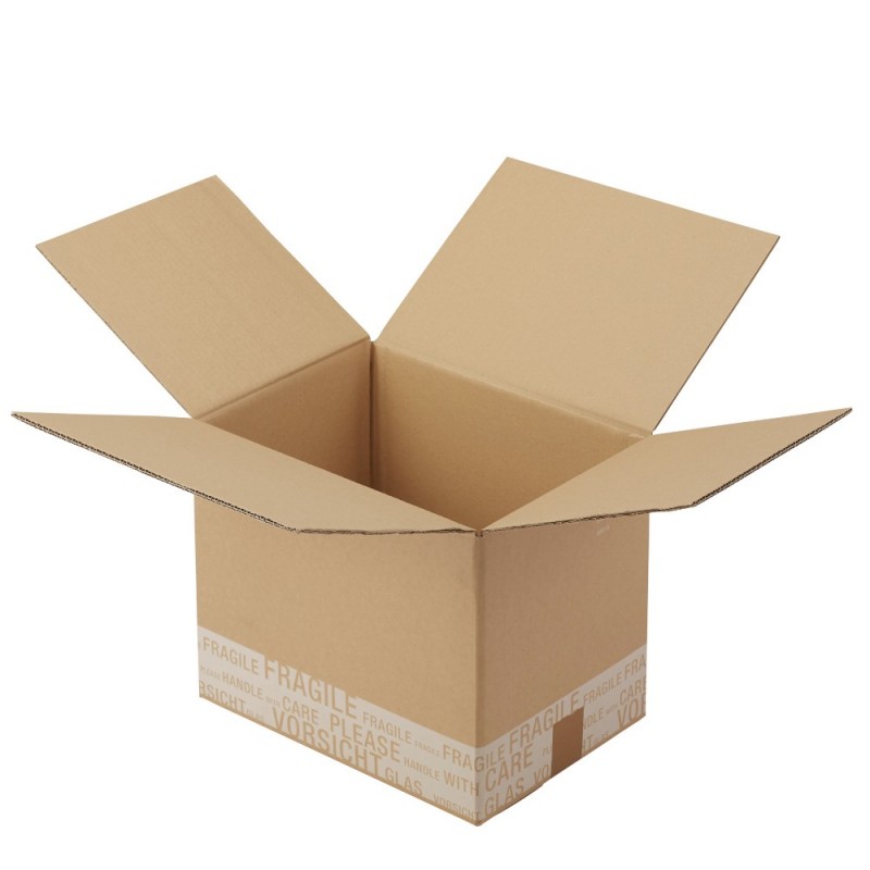 Caisse carton pour bouteilles de bière 385 x 275 x 335