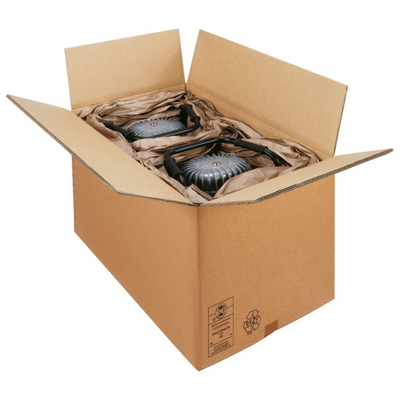 Caisse carton triple cannelure 400 x 400 x 400mm