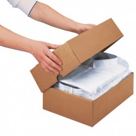 Caisse carton télescopique 305 x 215 x 50-90mm