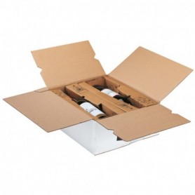 Croisillon carton pour caisse bouteilles renforcée pour 1 MAGNUM