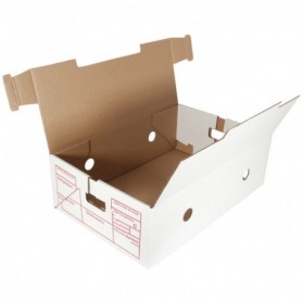 Caisse viande BLANC 600 x 400 x 175mm