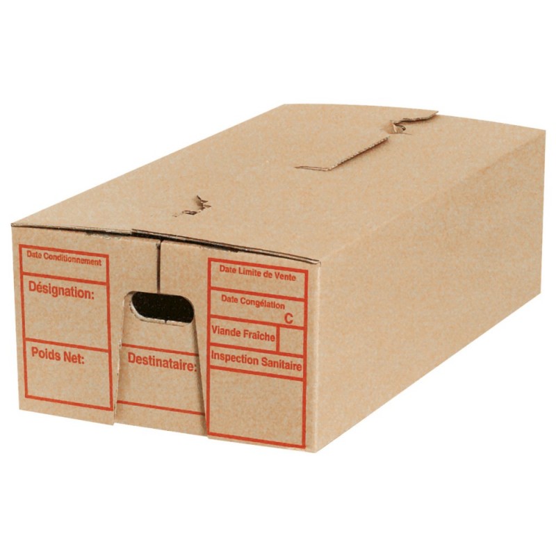 Caisse viande ÉCRU 615 x 335 x 200mm