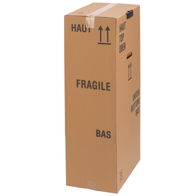 Caisse carton penderie 500 x 300 x 1350mm