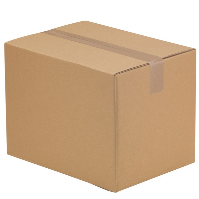 Caisse carton à fond automatique plat double cannelure 200 x 150 x 150mm
