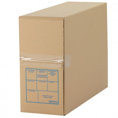 Caisse carton picking type Decathlon® 400 x 200 x 600 mm