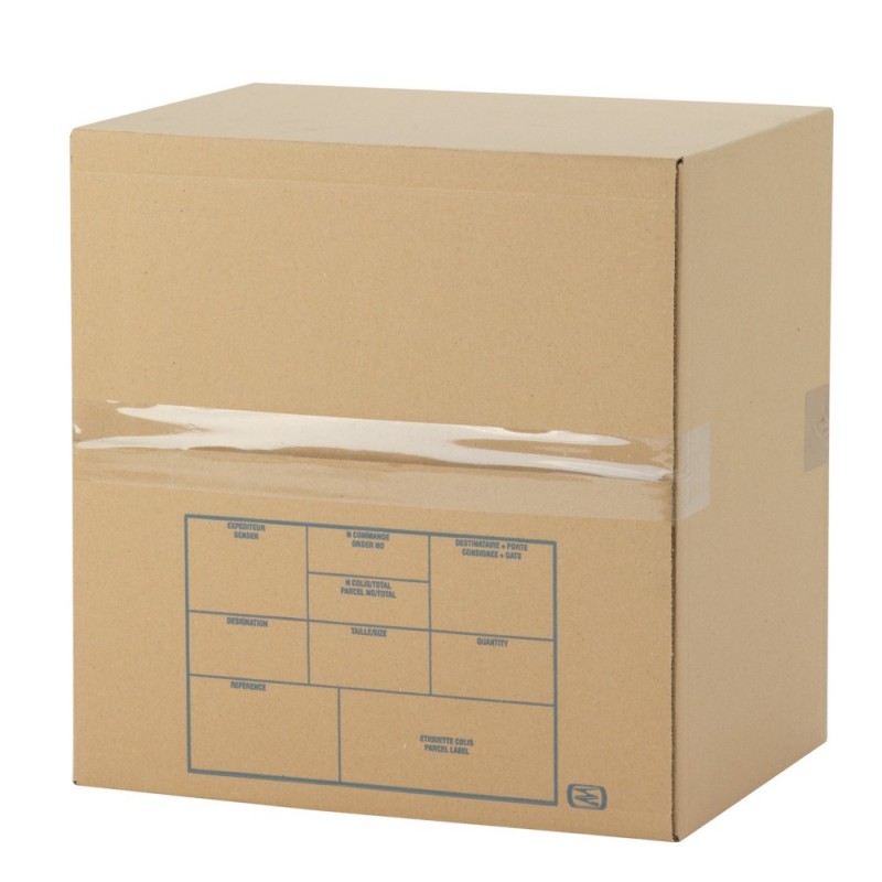 Caisse carton picking type Decathlon® 400 x 400 x 300 mm