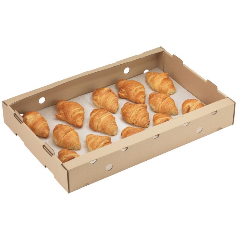 Plateau de transport carton ÉCRU 560 x 420 x 100mm