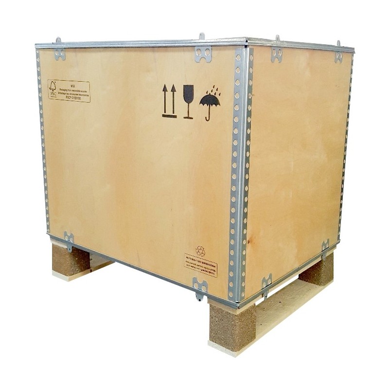 FOND + COUVERCLE 800 x 600 x 400mm