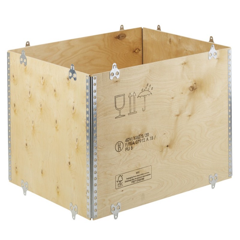 Ceinture bois pour Caisse contreplaquè 400x300x400mm