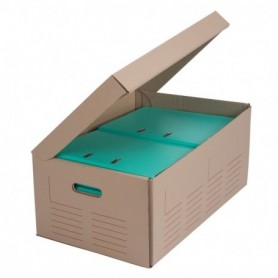 Caisse carton multi-usages imprimée à poignées 520 x 350 x 250mm