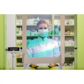 Écran de protection en carton et polyester 590 x 960