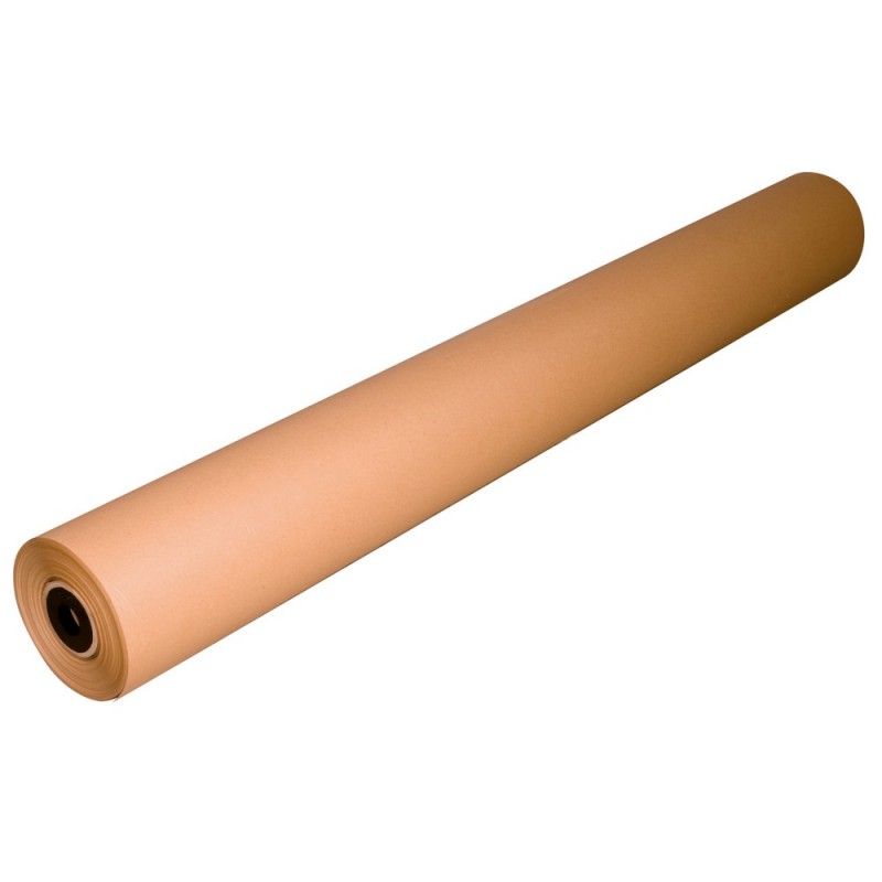 Papier kraft brun sous matelas laize 160cm
