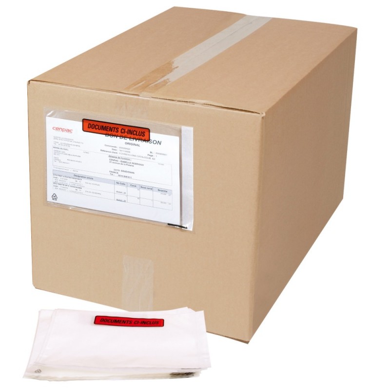 Pochette porte-documents imprimée 120 x 110mm