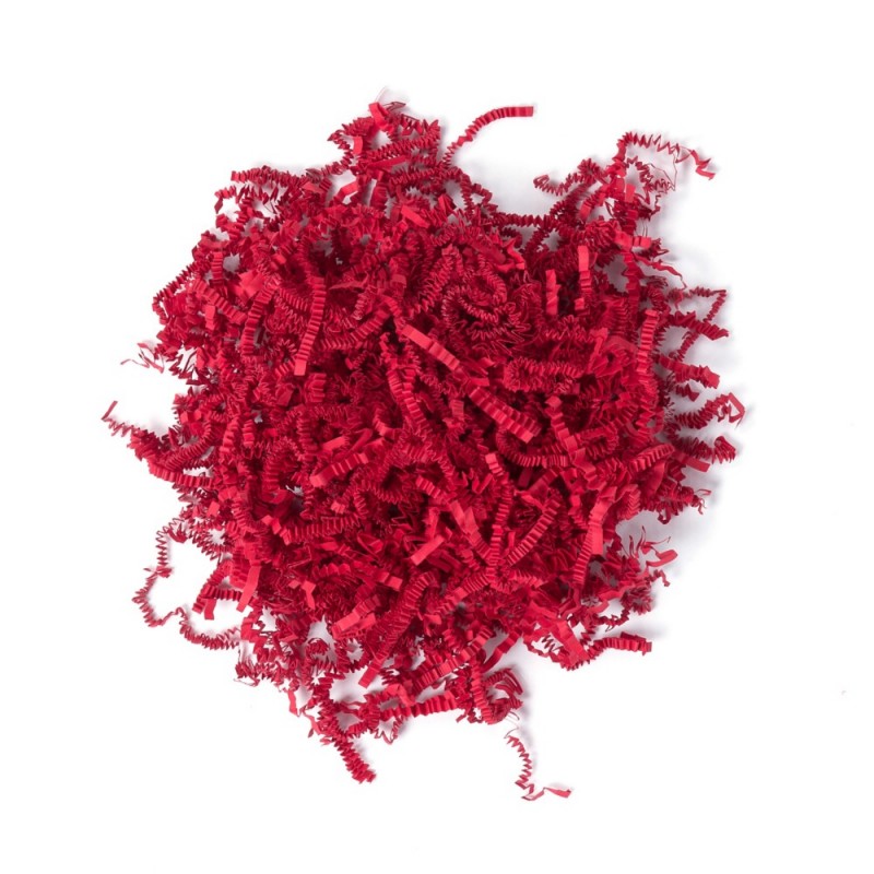 Boîte distributrice de frisure papier ROUGE