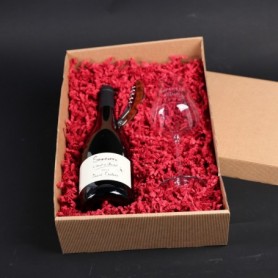 Boîte distributrice de frisure papier ROUGE