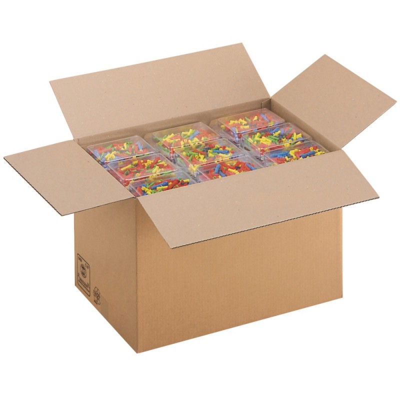 Caisses américaines simple cannelure 400x400x200