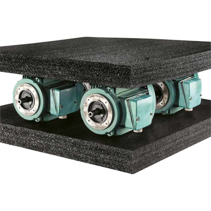 Plaque mousse polyéthylène NOIR 600 x 600mm