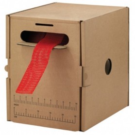 Gaine de protection plastique ROUGE l80-130mmxL100m