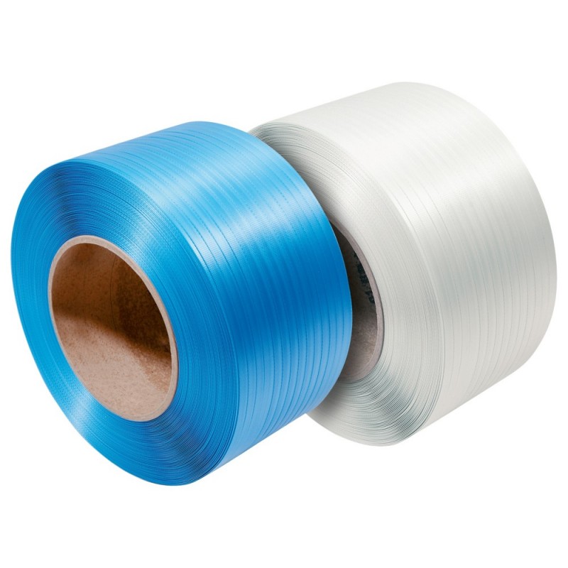 Feuillard polypropylène haute résistance TRANSPARENT 9mmx0-63mmx4000m