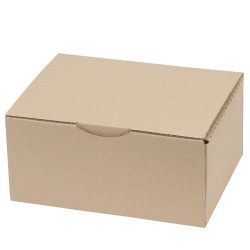 Boîte postale carton brun