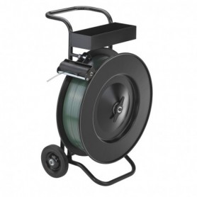 Chariot-dévidoir robuste pour feuillard ACIER-PET