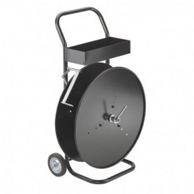 Chariot-dévidoir multi-usages pour feuillard PP-PET