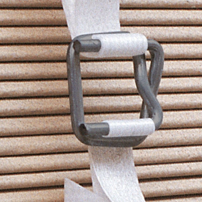 Boucle acier antiglisse pour feuillard 13mm