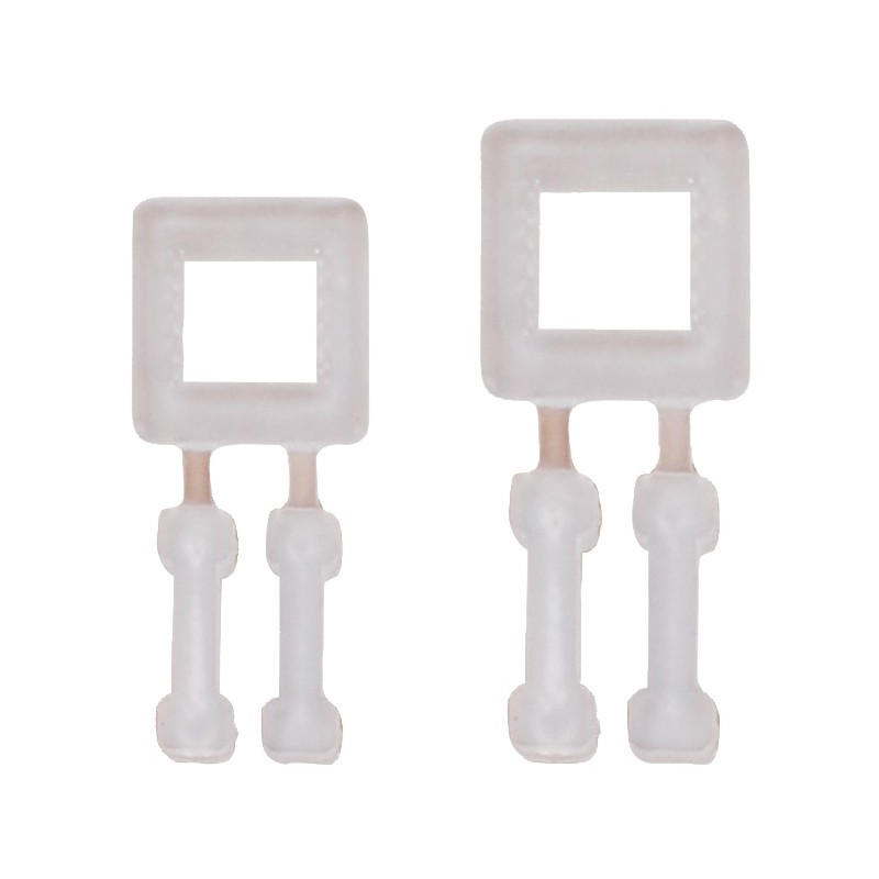 Boucle plastique autobloquante