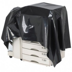 Film polyéthylène NOIR pliage EN 4 - 1500 x 4mmx42m