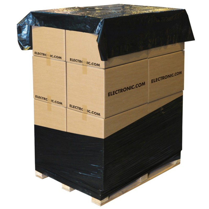 Coiffe palette en rouleau format à plat 1400 x 1600mm - NOIR