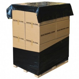 Coiffe palette en rouleau format à plat 1400 x 1600mm - NOIR