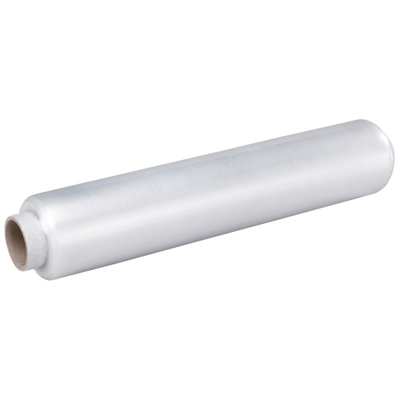 Film pré-étiré manuel soufflé transparent - colis de 6 bobines 390mmx600m