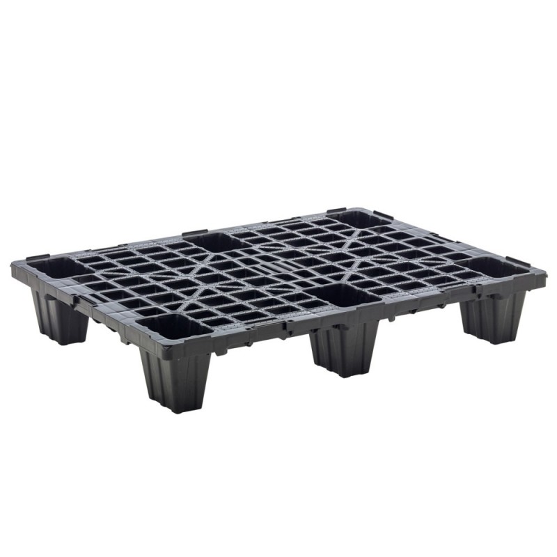 Palette plastique emboîtable 600 X 800 X 135mm
