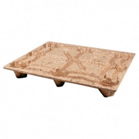 Palette bois moulée standard 1140 x 1140 x 144mm