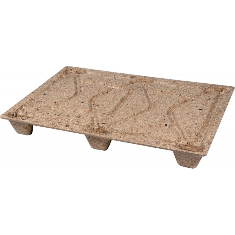 Palette bois moulée standard 800 x 1200 x 120mm