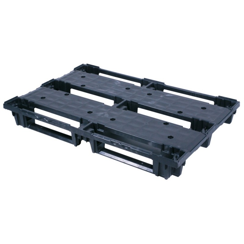 Palette plastique rackable standard 800 X 1200 X 150mm