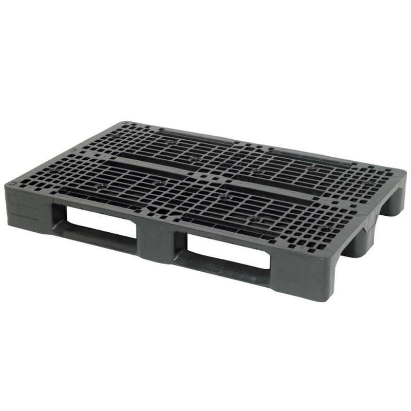 Palette plastique rackable renforcée 800 x 1200 x 150 mm