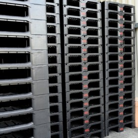 Palette plastique rackable renforcée 800 x 1200 x 150 mm