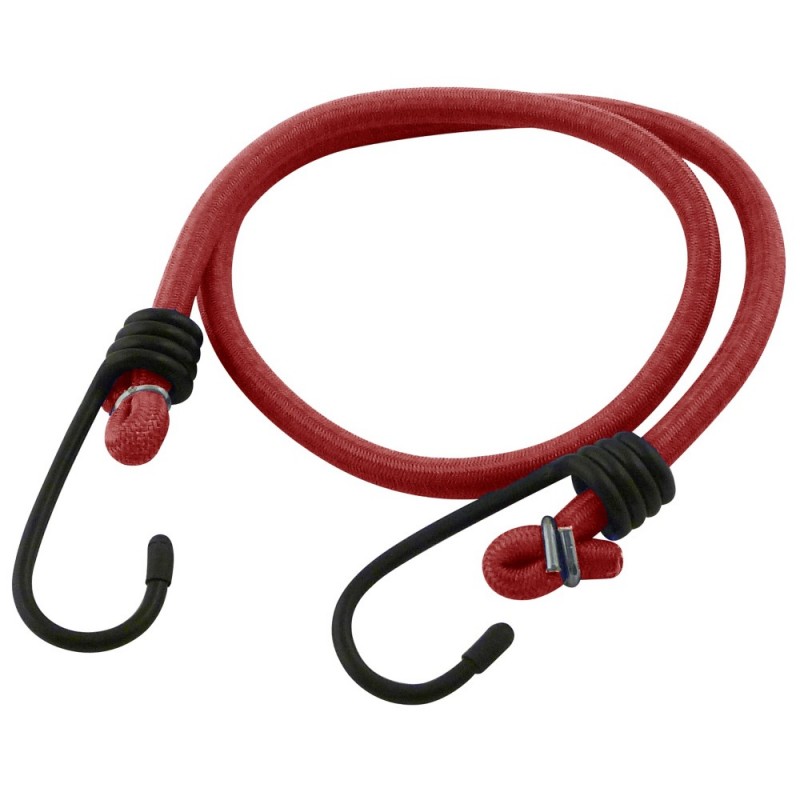 Sandow élastique Ø10mm x l1m - ROUGE