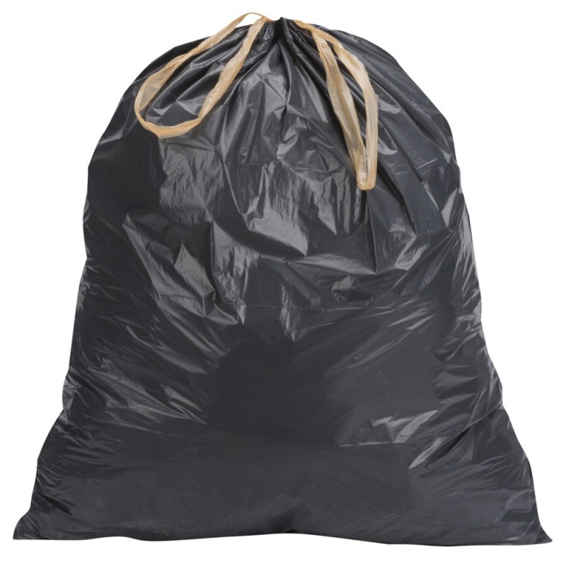 Sac poubelle à lien coulissant 50 L