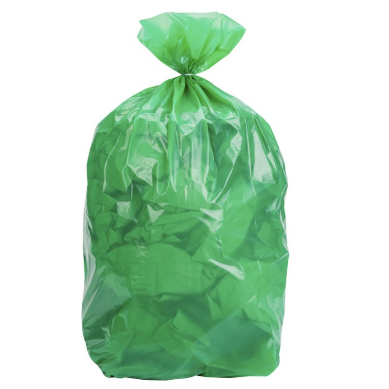 Sac poubelle couleur VERT 110 L
