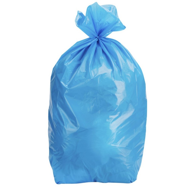 Sac poubelle couleur BLEU 110 L