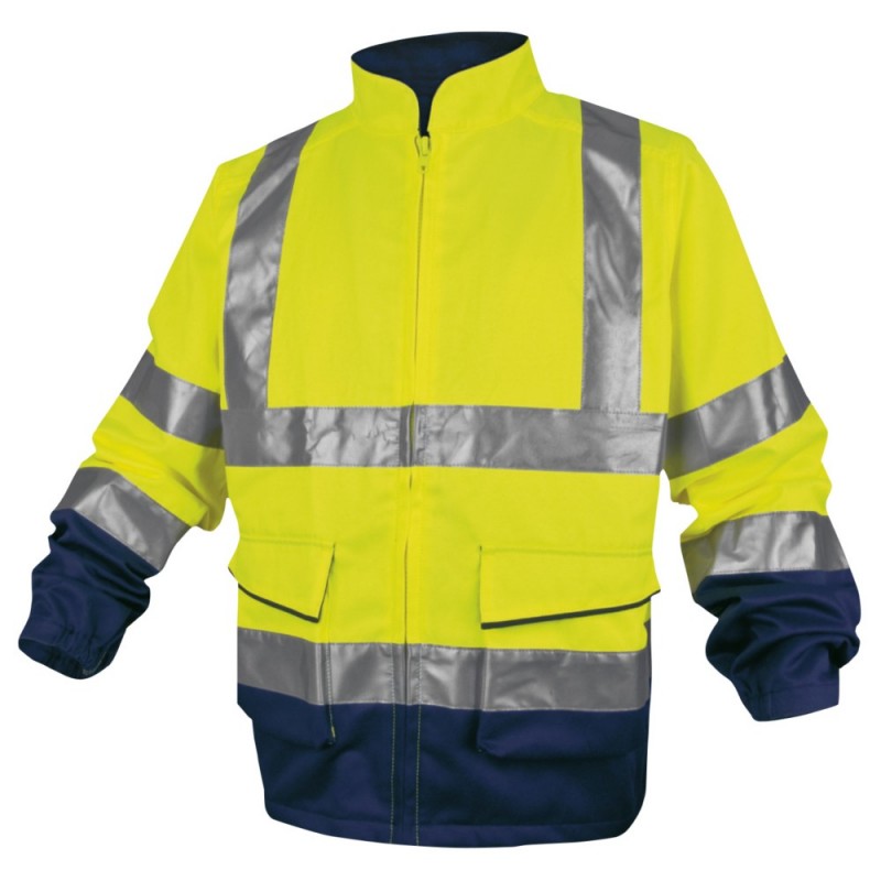 Veste haute visibilité JAUNE - Taille XXL