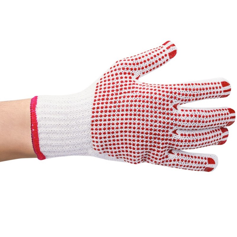 Gants tricotés à picots taille 7-8 (S-M)