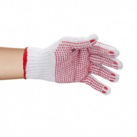 Gants tricotés à picots taille 7-8 (S-M)