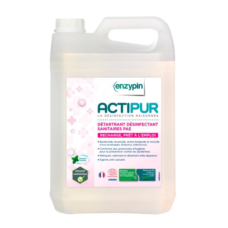 Détartrant désinfectant sanitaires Enzypin® 5 L