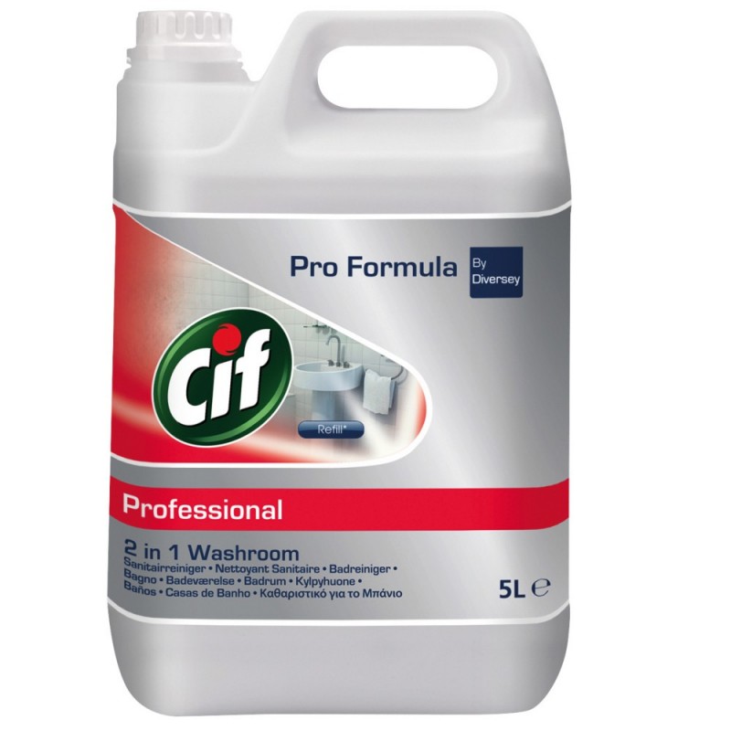Nettoyant sanitaires 2 en 1 Cif Professional® 5 L