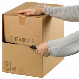 Caisse carton picking type Redoute® en simple cannelure 400 x 300 x 200 mm