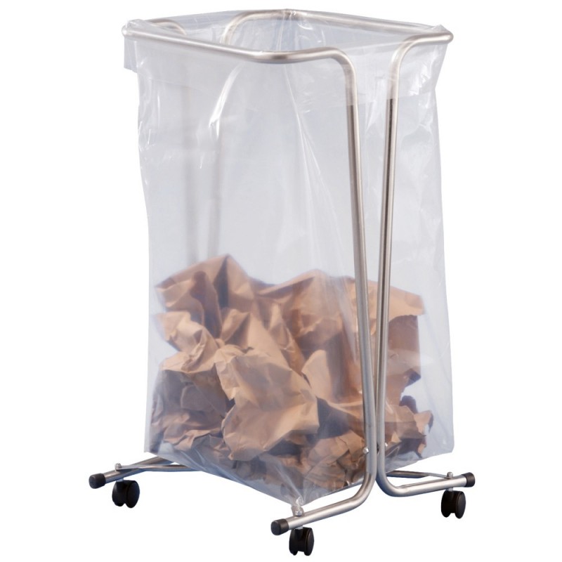 Support mobile avec roulettes pour sac 110 litres